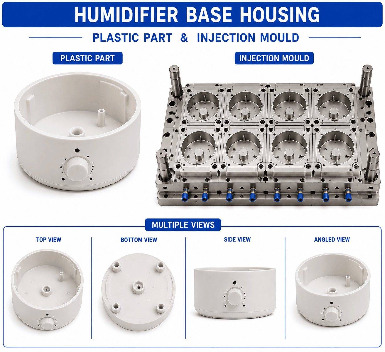 Humidifier Plastic Base Housing Mould and Moulding Service